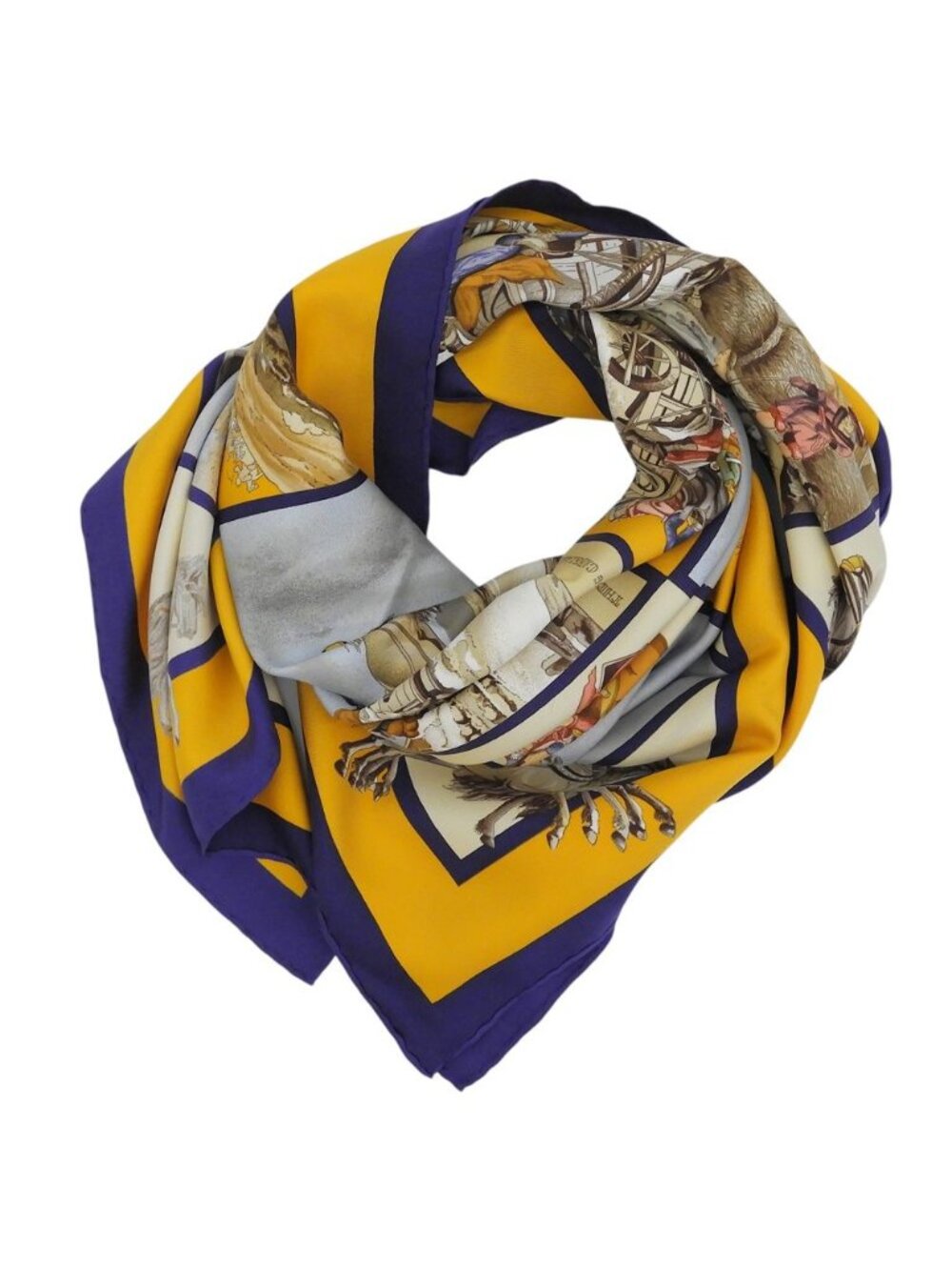 Hermes Carre 90 Voyage en Russie Russia Silk Scarf - Picture 3 of 8